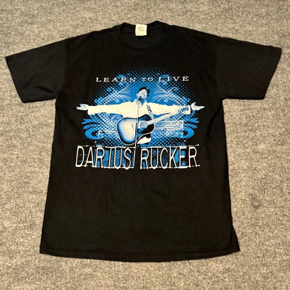 Lot of 3 Country Music Shirts Mens Medium Dierks Bentley Carrie Underwood Rucker